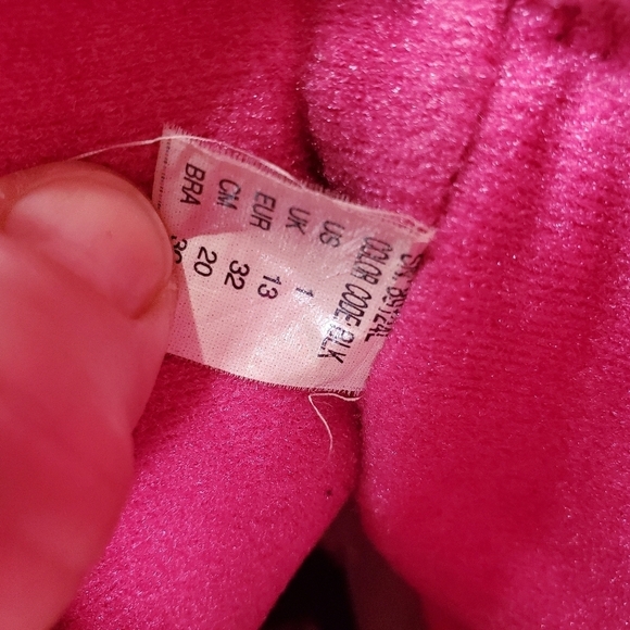 Sketchers Glamslam Button Beauties  Black Pink Size 1 - Picture 2 of 16